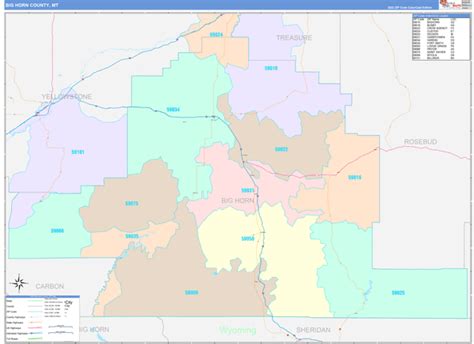 Big Horn County Map Server